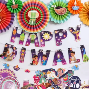 Indian Diwali festival party banner flag decoration customization
