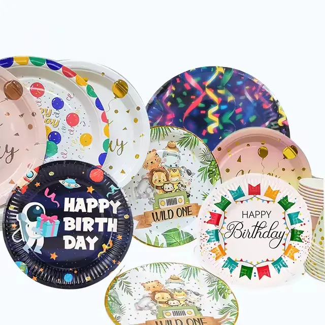 disposable paper plates