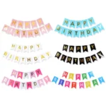 Birthday party flag