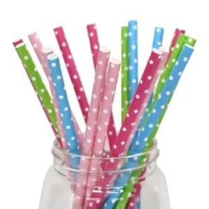 custom printed paper straws