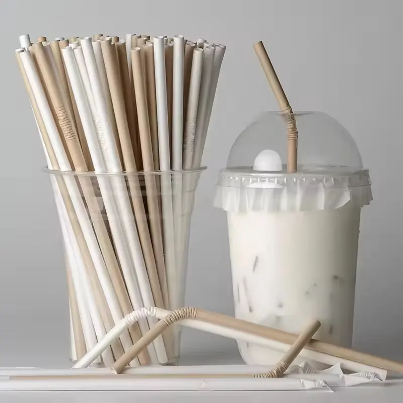paper bent straws