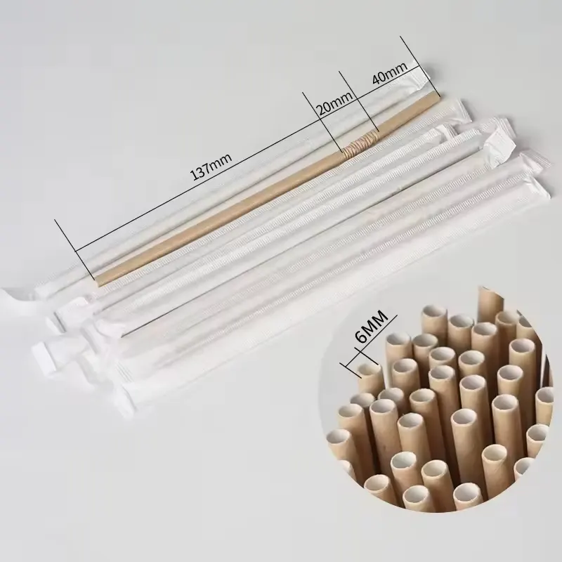 paper bent straws