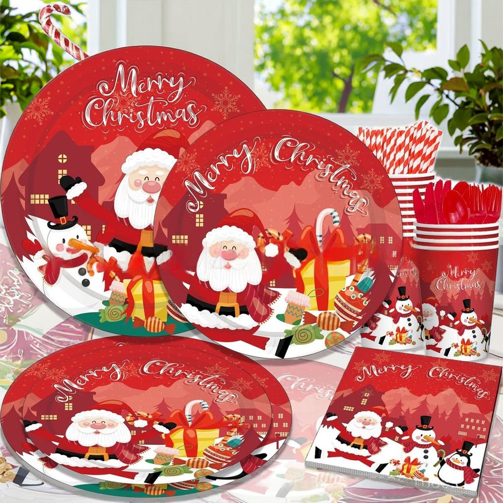 Christmas Paper Plate