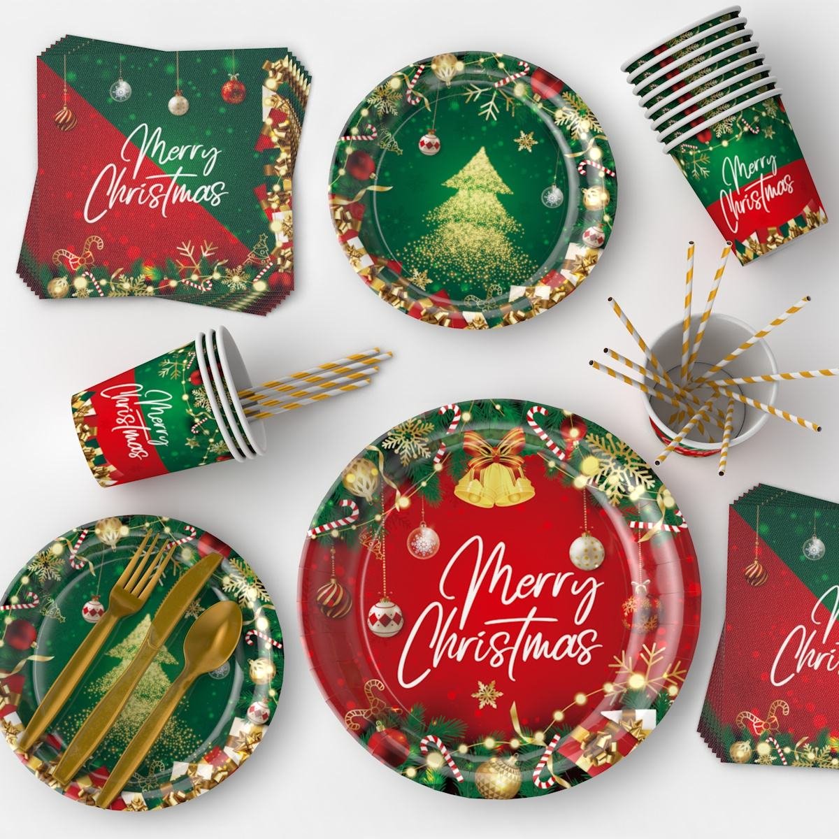 Christmas Paper Plate