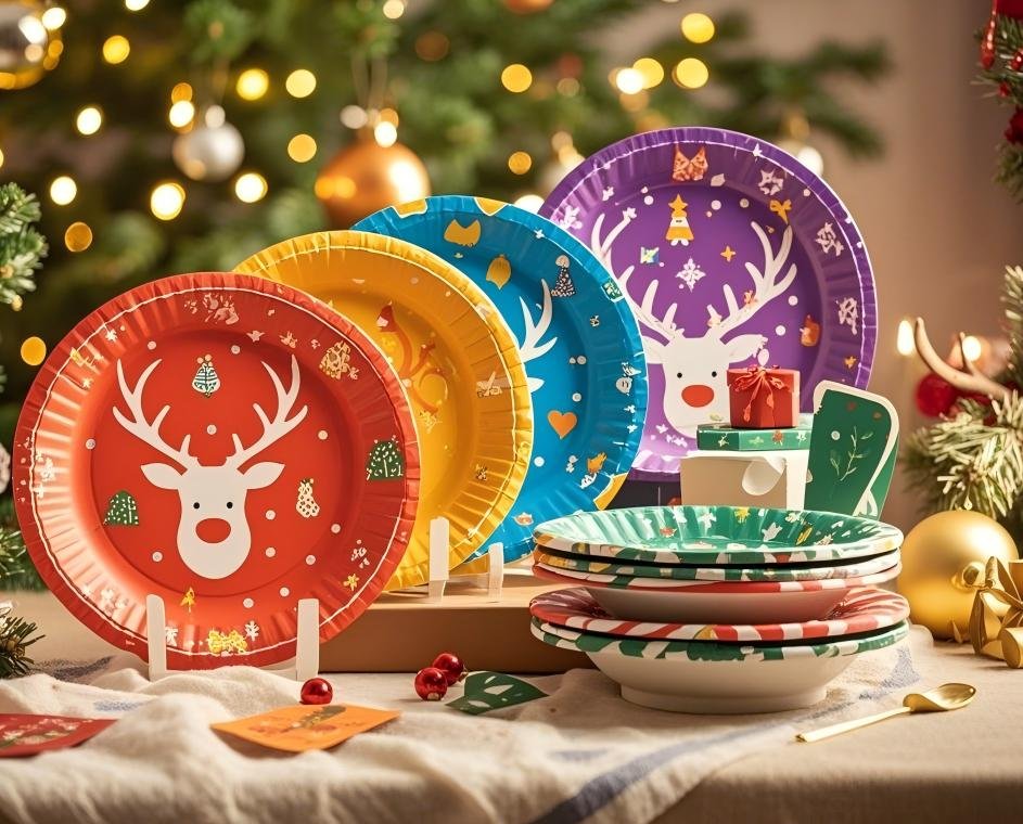 Christmas Paper Plate