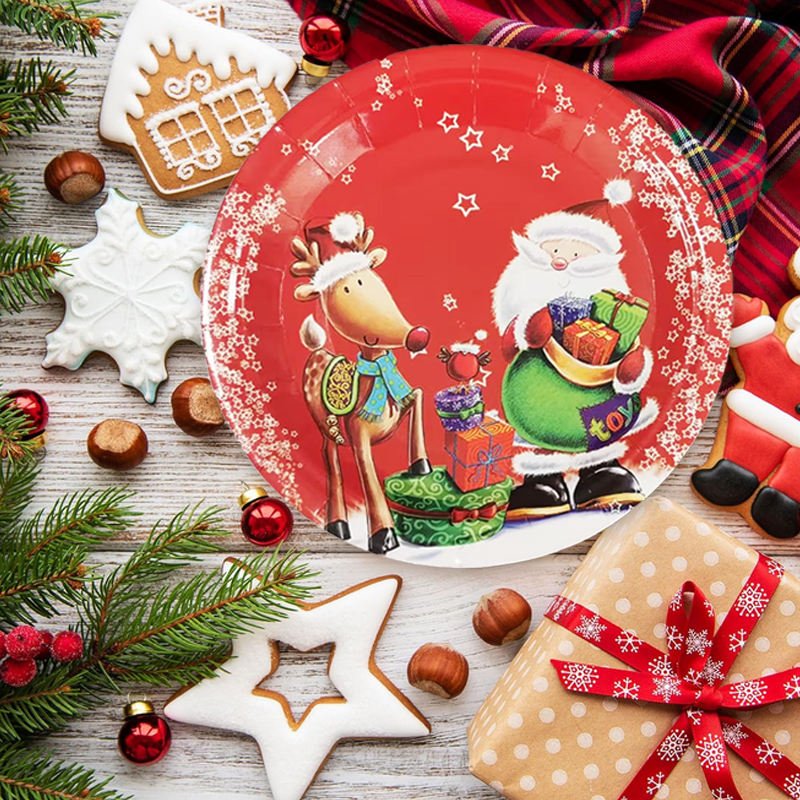 Christmas Paper Plate