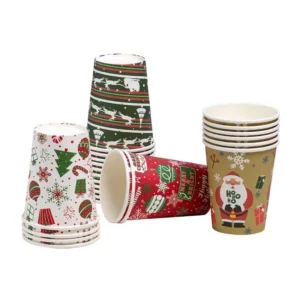Christmas PAPER CUP ECO-Friendly Certificated Manufacturer Party Proposal Product