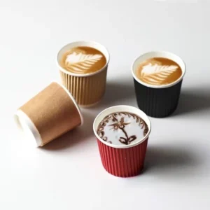 High-quality Heat-resistant Coffee Cup Made of Kraft Paper for Coffee Shops Hotels and Restaurants